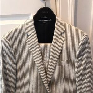 JCrew Ludlow Men’s Seersucker Suit - NWT!